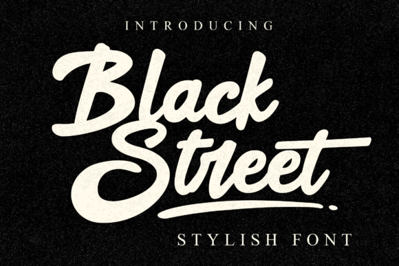 Black Street: A Display Font Built for Bold Brand Identity