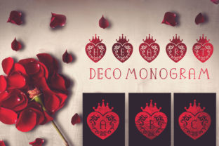 Heart Deco Monogram