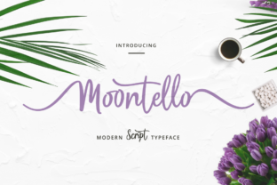 Moontello Script: A Contemporary Approach to Handcrafted Typography in Digital Design