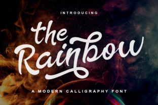 The Rainbow: A Vibrant Display Font for Creative Branding